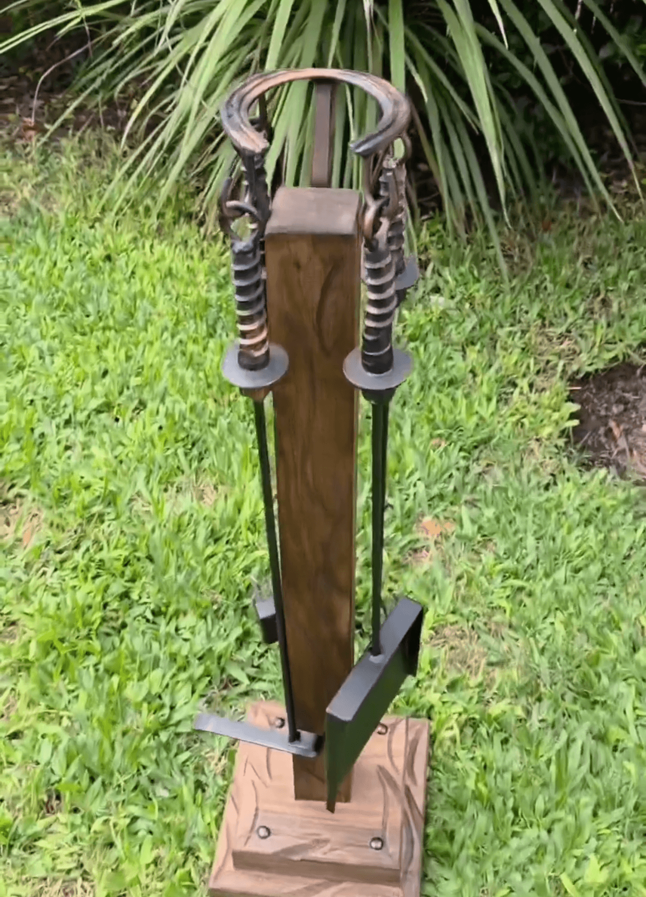 Set de Herramientas para Asado con Soporte
